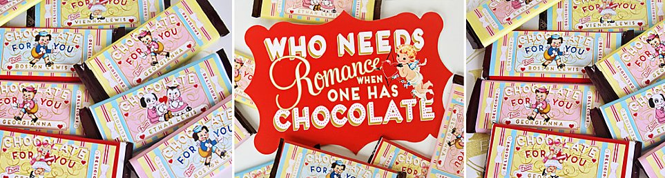 Valentine Candy Bar Labels