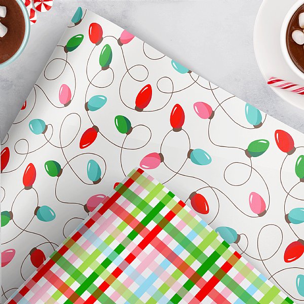 Christmas Lights Gift Wrap