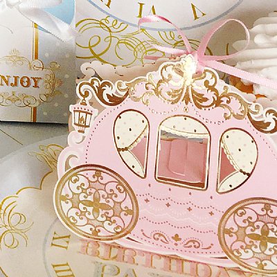 Princess Carriage Favor Boxes