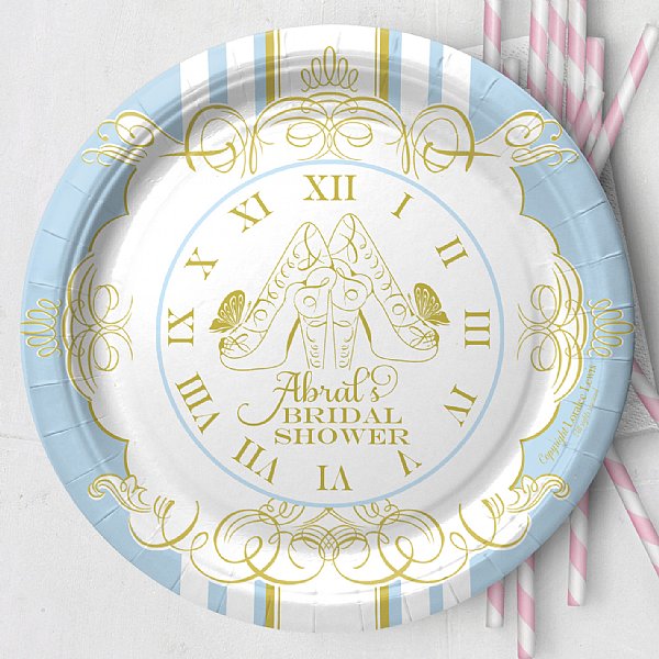 Cinderella Paper Dinner Plates 