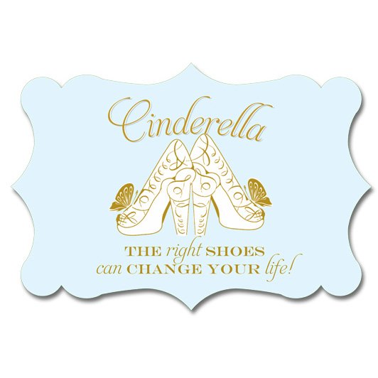 Cinderella Event Sign "Shoes"