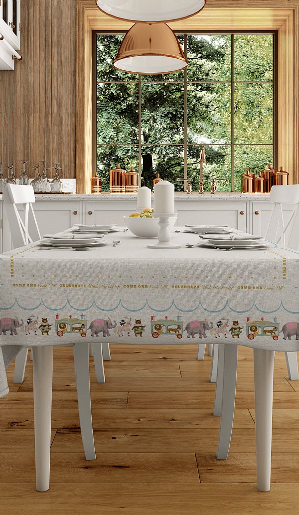 Circus Parade Tablecloth