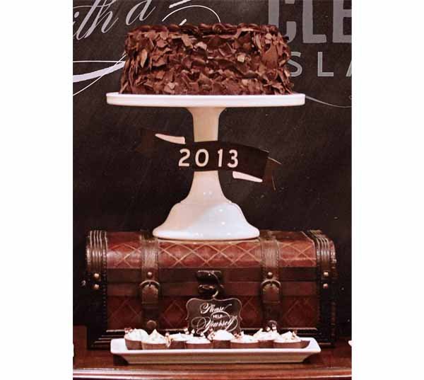 Clean Slate 9" Scroll Cake Banner