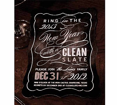 Clean Slate Invitation