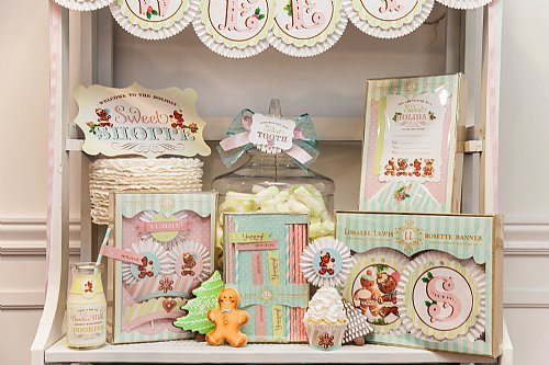 "Sweets" Sweet Holiday Rosette Banner