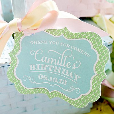 Country Club Large Luxe Favor Tags