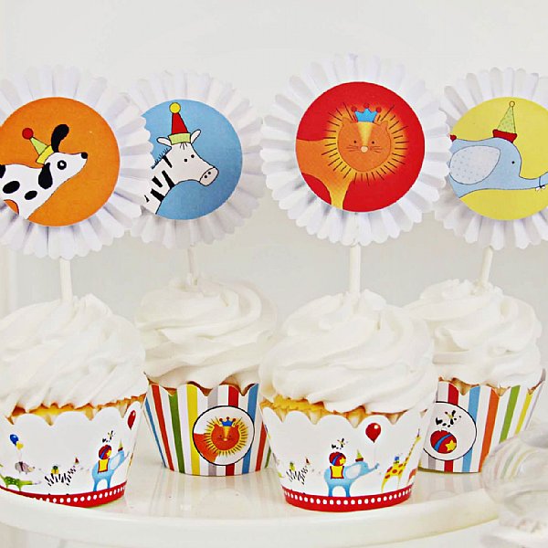 Animals on Parade Cupcake Kit