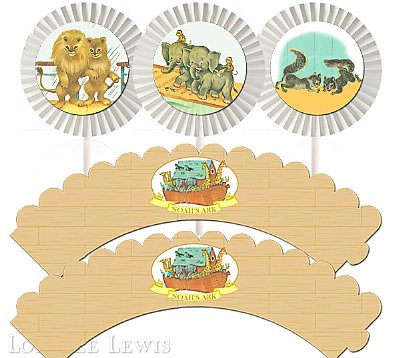 Noah's Ark Cupcake Kit