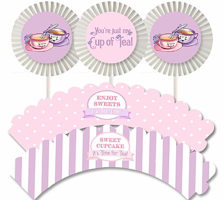 Tea Party Cupcake Kit