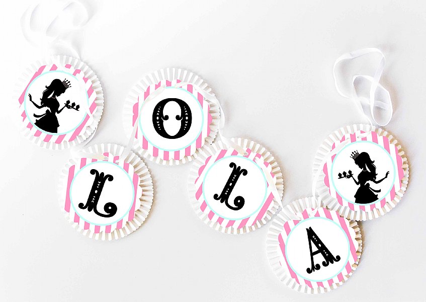 Cupcake Queen Rosette Banner