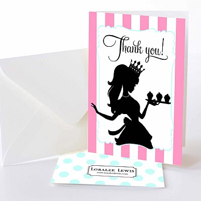 Cupcake Queen Thank You Notes