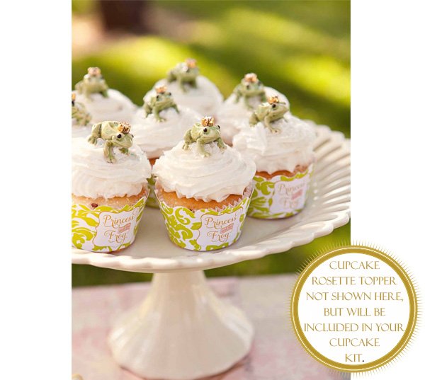 Princess and the Frog Cupcake Kit