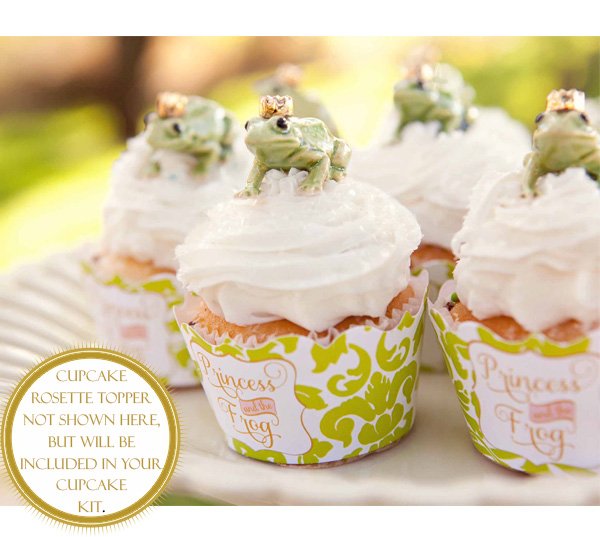 Princess and the Frog Cupcake Kit