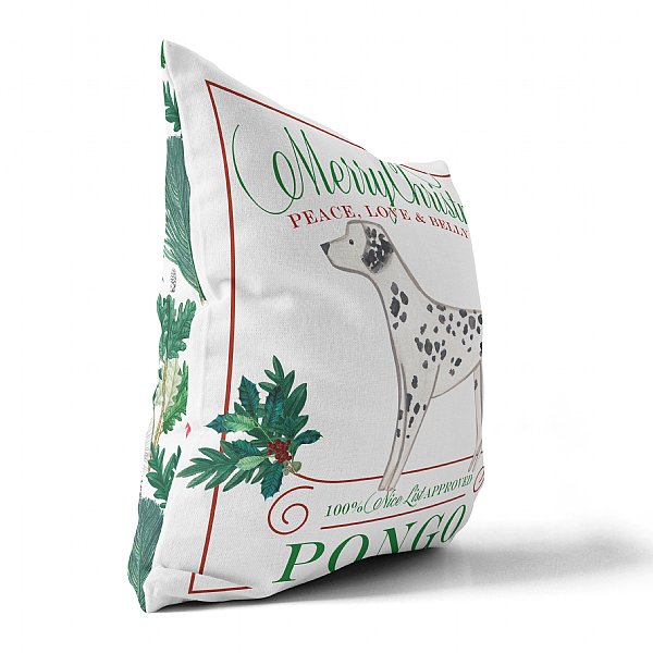 Personalized Christmas Dog Pillow