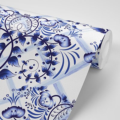 Blue Delft Wallpaper