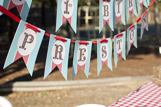 Teddy Bear Picnic Glass Bottle Labels