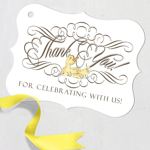 Duckling Luxe Favor Tags