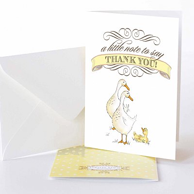 Duckling Thank You Notes