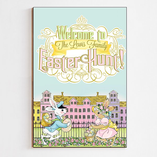 Personalized Easter Hunt Print