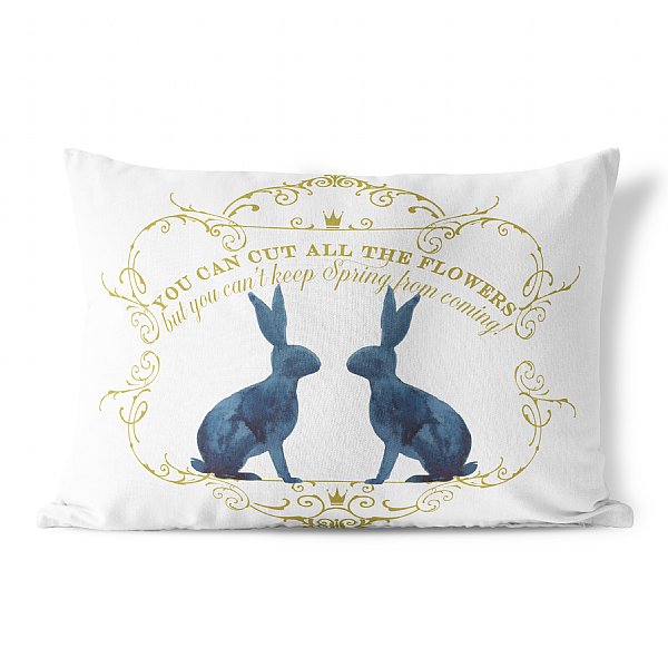 Easter Spring Frost Lumbar Pillow