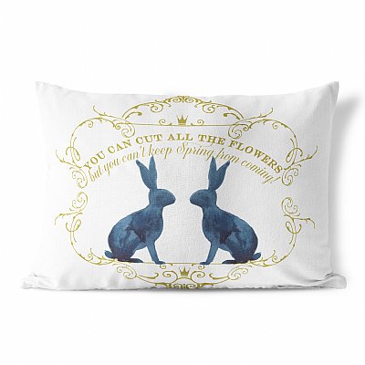 Easter Spring Frost Lumbar Pillow