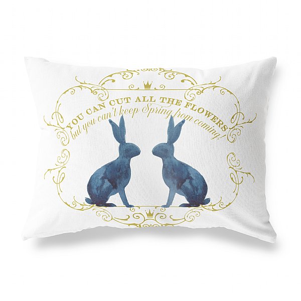 Easter Spring Frost Lumbar Pillow