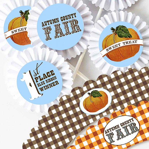 Fall County Fair Cupcake Kit