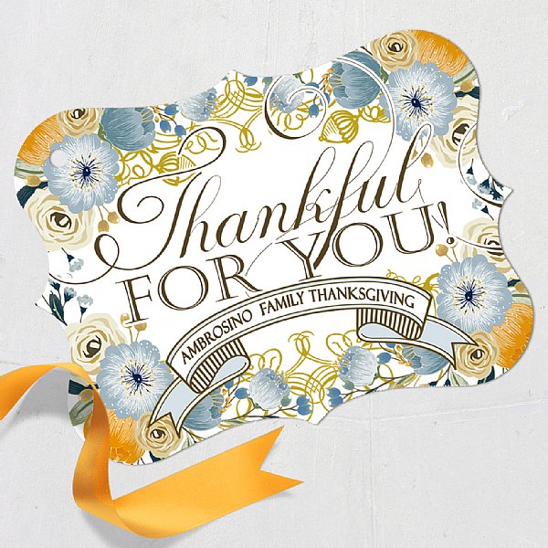 Fall Floral Luxe Favor Tags