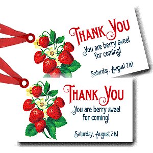 Berry Sweet Favor Tags