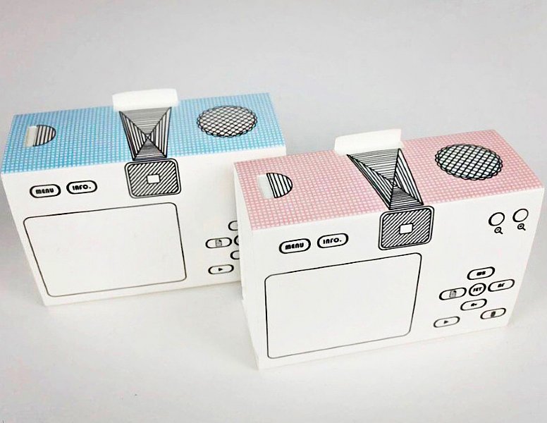 Paris Collection Camera Favor Boxes