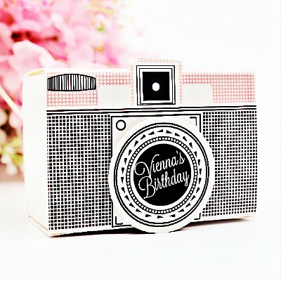 Paris Collection Camera Favor Boxes