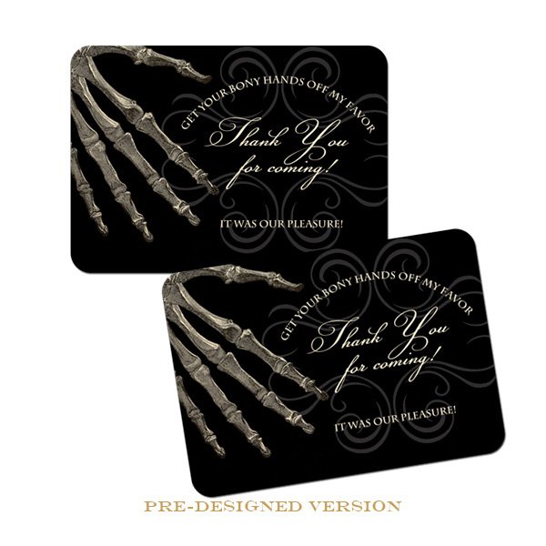 Bones Large Favor Tags