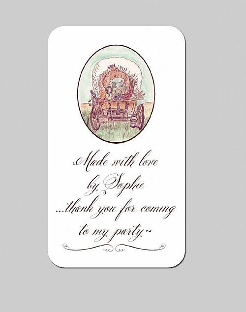 Little House on the Prairie Favor Tags