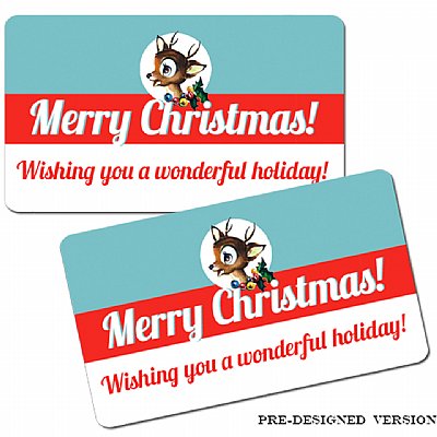 Reindeer Games Favor Tags