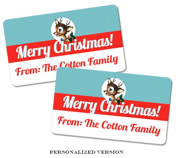 Reindeer Games Favor Tags