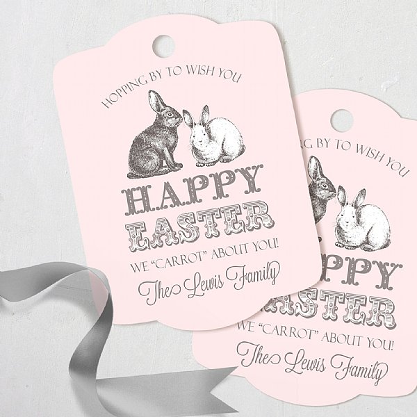 Little Hare Favor Tags