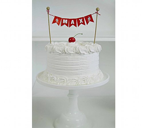 Fireman Cake Bunting Banner