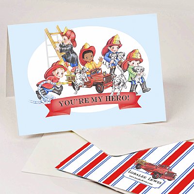 Fireman Thank You Note