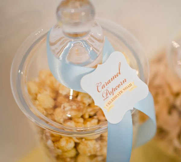 First Birthday Bear Mini Luxe Buffet Tags