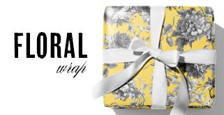 Floral Gift Wrap