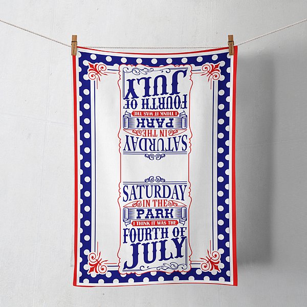 Fourth of July Tea Towel