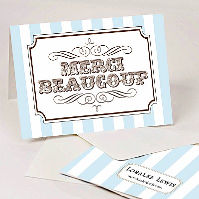 French Parlour Thank You Notes 