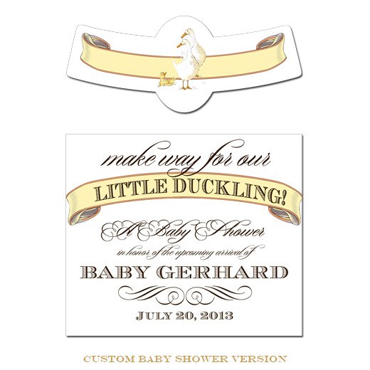 Duckling Glass Bottle Wraps