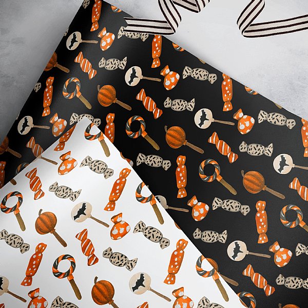 Halloween Candy Wrapping Paper
