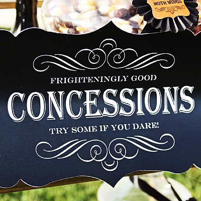 Frighteningly Fun Concessions Large Die Cut Sign