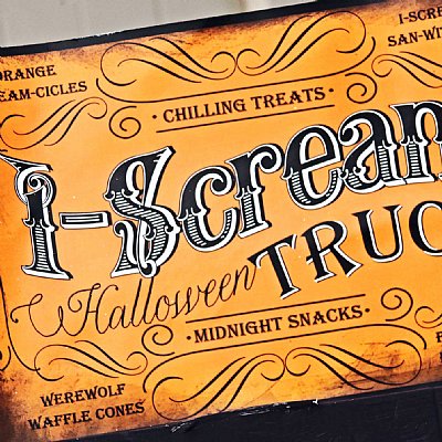 Frighteningly Fun 11x14 "I SCREAM TRUCK" Poster