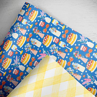 Happy Girl Birthday Gift Wrap