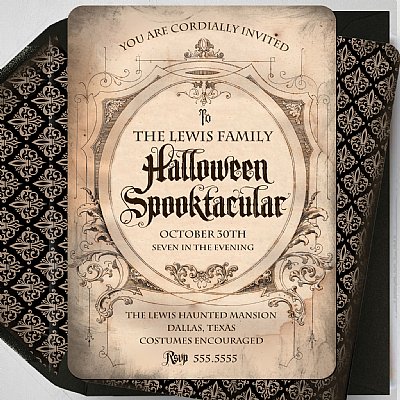 Haunted Mansion Invitation