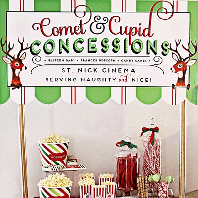 Comet and Cupid Concessions (Digital Download) Oversized Event Sign
