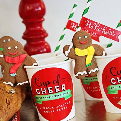 St. Nick Cinema Collection Cup of Cheer Stickers